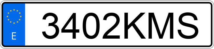 Numer rejestracyjny 3402KMS posiada TOYOTA YARIS Numer rejestracyjny 3402KMS posiada TOYOTA YARIS