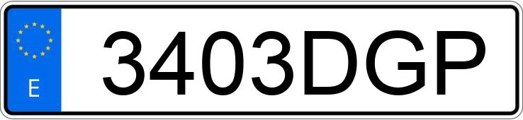 Numer rejestracyjny 3403DGP posiada RENAULT MASTER MBUS9 C 2.5DCI115 3.5T