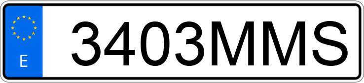 Numer rejestracyjny 3403MMS posiada SSANGYONG/KGM TIVOLI