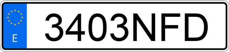 Numer rejestracyjny 3403NFD posiada CITROEN BERLINGO Numer rejestracyjny 3403NFD posiada CITROEN BERLINGO