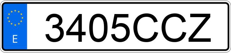 Numer rejestracyjny 3405CCZ posiada BMW SERIE 3 Numer rejestracyjny 3405CCZ posiada BMW SERIE 3