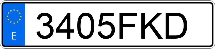 Numer rejestracyjny 3405FKD posiada AUDI A4 Numer rejestracyjny 3405FKD posiada AUDI A4