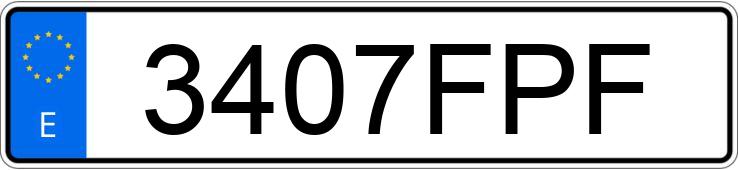 Numer rejestracyjny 3407FPF posiada SUZUKI GRAND VITARA