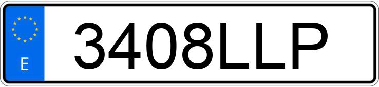 Numer rejestracyjny 3408LLP posiada VOLVO XC60 Numer rejestracyjny 3408LLP posiada VOLVO XC60