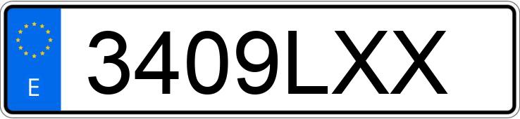 Numer rejestracyjny 3409LXX posiada MERCEDES CLA (118)