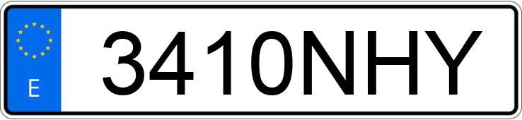 Numer rejestracyjny 3410NHY posiada AUDI A5 SPORTBACK Numer rejestracyjny 3410NHY posiada AUDI A5 SPORTBACK