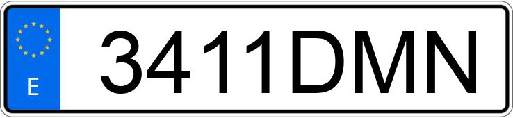 Numer rejestracyjny 3411DMN posiada RENAULT CLIO