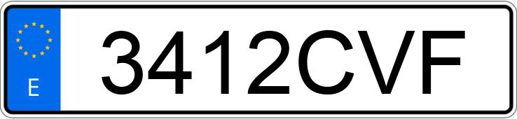 Numer rejestracyjny 3412CVF posiada ROVER 25 Numer rejestracyjny 3412CVF posiada ROVER 25