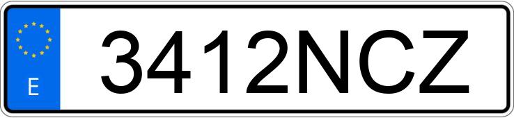 Numer rejestracyjny 3412NCZ posiada CUPRA LEON Numer rejestracyjny 3412NCZ posiada CUPRA LEON