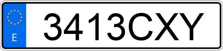 Numer rejestracyjny 3413CXY posiada SUZUKI GRAND VITARA