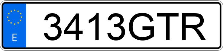 Numer rejestracyjny 3413GTR posiada VOLKSWAGEN POLO