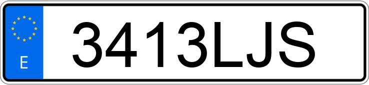 Numer rejestracyjny 3413LJS posiada FIAT DUCATO