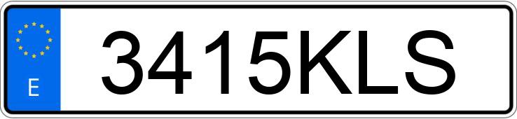 Numer rejestracyjny 3415KLS posiada VOLKSWAGEN PASSAT