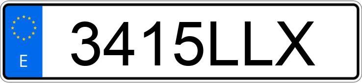 Numer rejestracyjny 3415LLX posiada MERCEDES GLC (253) Numer rejestracyjny 3415LLX posiada MERCEDES GLC (253)