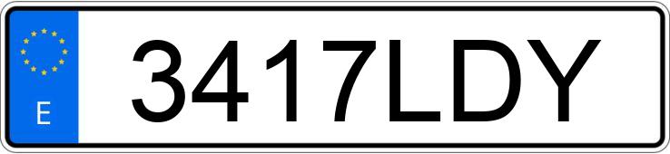 Numer rejestracyjny 3417LDY posiada MERCEDES CLA (118)