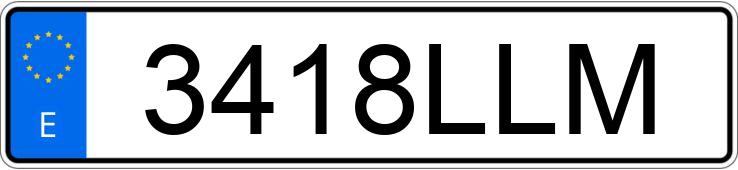 Numer rejestracyjny 3418LLM posiada CITROEN C3