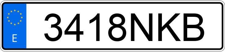 Numer rejestracyjny 3418NKB posiada PEUGEOT 208 Numer rejestracyjny 3418NKB posiada PEUGEOT 208