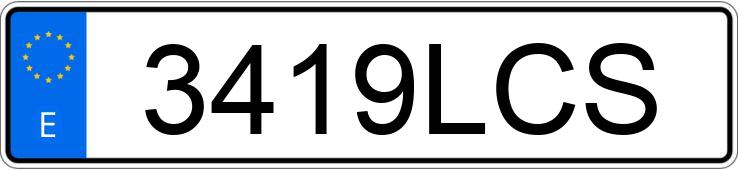 Numer rejestracyjny 3419LCS posiada BMW X3 Numer rejestracyjny 3419LCS posiada BMW X3