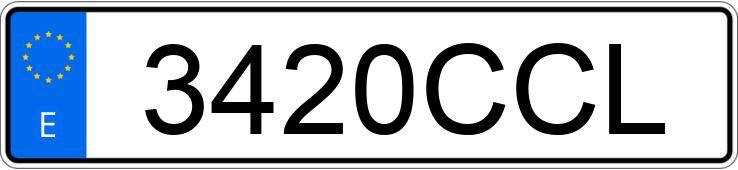 Numer rejestracyjny 3420CCL posiada MITSUBISHI MONTERO Numer rejestracyjny 3420CCL posiada MITSUBISHI MONTERO