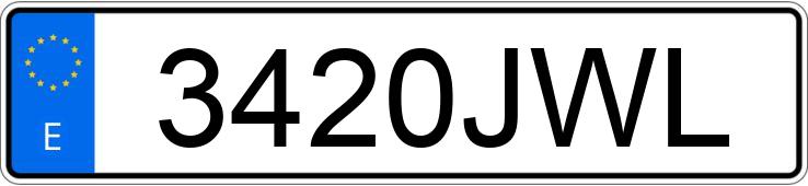 Numer rejestracyjny 3420JWL posiada CITROEN C4 CACTUS