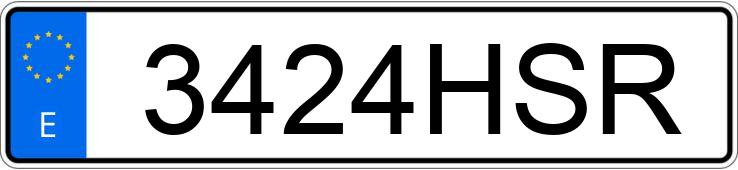 Numer rejestracyjny 3424HSR posiada OPEL INSIGNIA