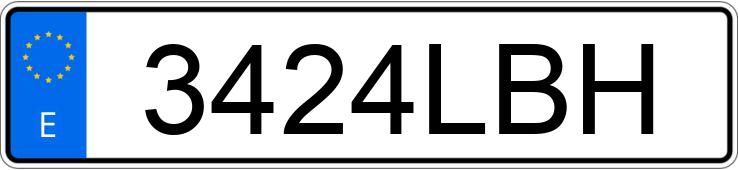 Numer rejestracyjny 3424LBH posiada CITROEN C4 GRAND PICASSO