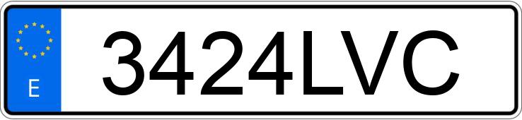 Numer rejestracyjny 3424LVC posiada CUPRA FORMENTOR