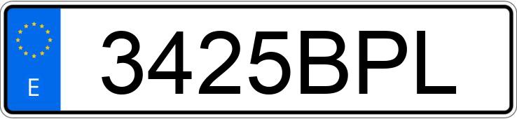 Numer rejestracyjny 3425BPL posiada NISSAN X-TRAIL