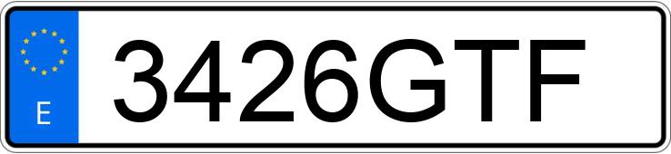 Numer rejestracyjny 3426GTF posiada BMW X1 Numer rejestracyjny 3426GTF posiada BMW X1