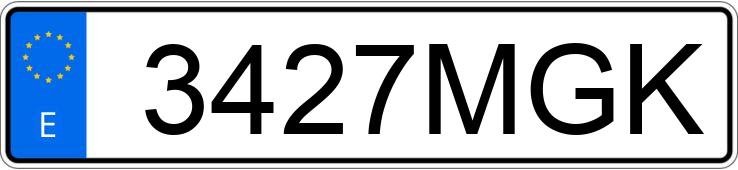 Numer rejestracyjny 3427MGK posiada RENAULT CLIO Numer rejestracyjny 3427MGK posiada RENAULT CLIO