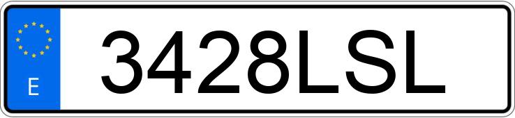 Numer rejestracyjny 3428LSL posiada CITROEN JUMPY