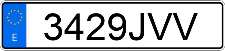 Numer rejestracyjny 3429JVV posiada MAHINDRA XUV 500