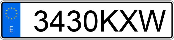 Numer rejestracyjny 3430KXW posiada RENAULT MASTER Numer rejestracyjny 3430KXW posiada RENAULT MASTER