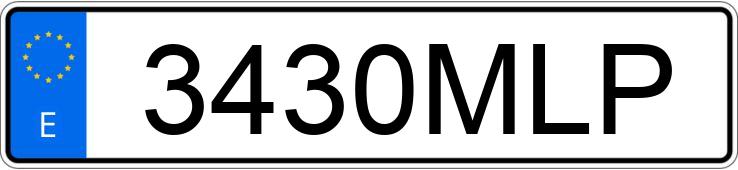 Numer rejestracyjny 3430MLP posiada MERCEDES GLE (167)