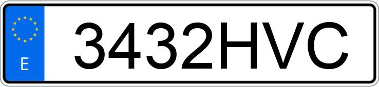 Numer rejestracyjny 3432HVC posiada HYUNDAI IX 35