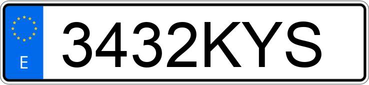 Numer rejestracyjny 3432KYS posiada FORD S-MAX Numer rejestracyjny 3432KYS posiada FORD S-MAX