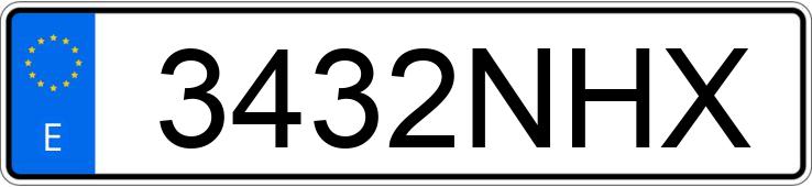 Numer rejestracyjny 3432NHX posiada PORSCHE CAYENNE Numer rejestracyjny 3432NHX posiada PORSCHE CAYENNE