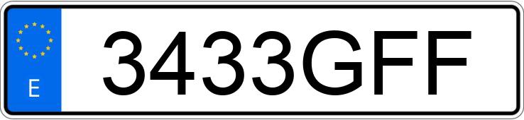 Numer rejestracyjny 3433GFF posiada OPEL CORSA Numer rejestracyjny 3433GFF posiada OPEL CORSA