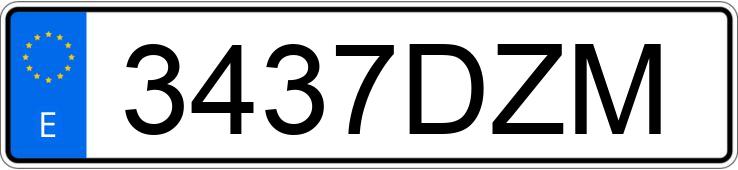 Numer rejestracyjny 3437DZM posiada FORD FOCUS Numer rejestracyjny 3437DZM posiada FORD FOCUS