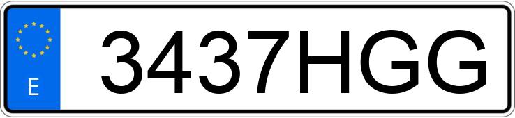 Numer rejestracyjny 3437HGG posiada FYM FY 125