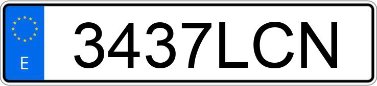 Numer rejestracyjny 3437LCN posiada AUDI A3 SPORTBACK Numer rejestracyjny 3437LCN posiada AUDI A3 SPORTBACK
