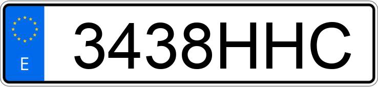 Numer rejestracyjny 3438HHC posiada DACIA DUSTER