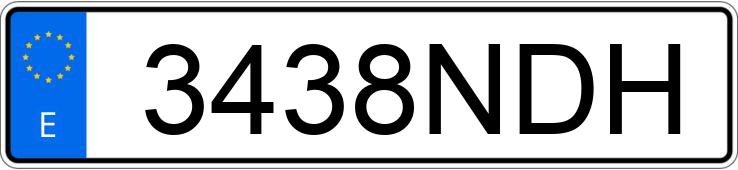 Numer rejestracyjny 3438NDH posiada NISSAN QASHQAI