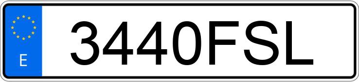 Numer rejestracyjny 3440FSL posiada YAMAHA XT 660 Numer rejestracyjny 3440FSL posiada YAMAHA XT 660