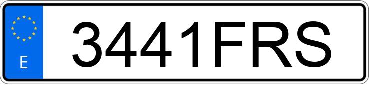 Numer rejestracyjny 3441FRS posiada AUDI A4