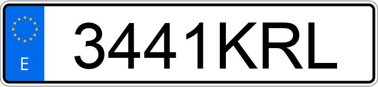 Numer rejestracyjny 3441KRL posiada MAHINDRA KUV 100