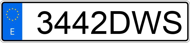 Numer rejestracyjny 3442DWS posiada OPEL ASTRA