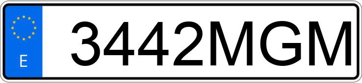 Numer rejestracyjny 3442MGM posiada VOLKSWAGEN T-ROC