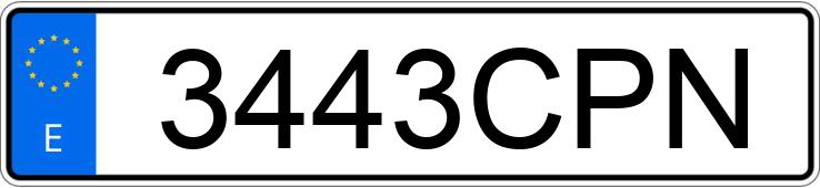 Numer rejestracyjny 3443CPN posiada FORD MONDEO