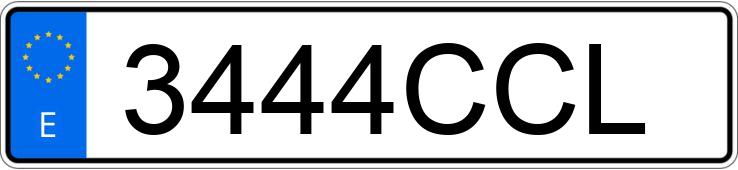 Numer rejestracyjny 3444CCL posiada OPEL ASTRA